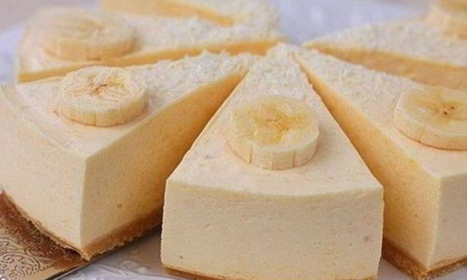 Рецепт бананового чизкейка с сырным суфле