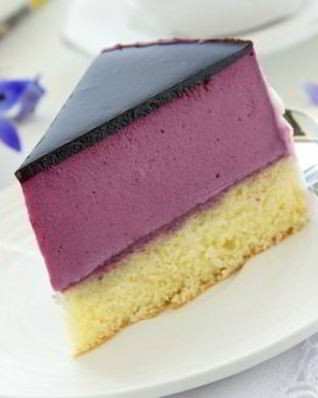 Черничное суфле для торта