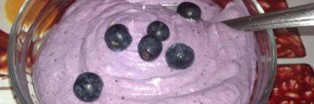 Черничное суфле