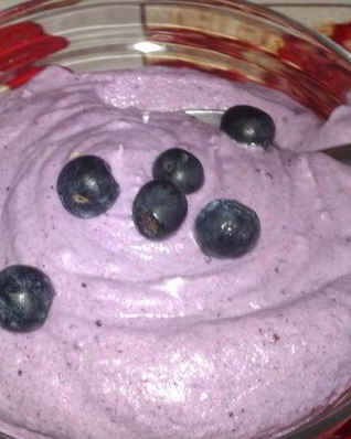 Черничное суфле