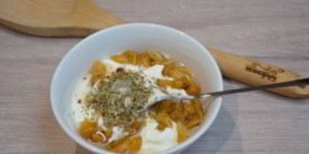 кабачковое суфле с индейкой под грибным соусом