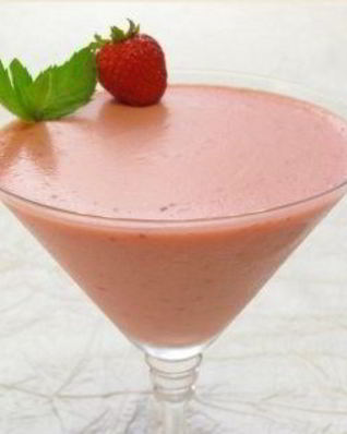 Клубничное сливочное суфле