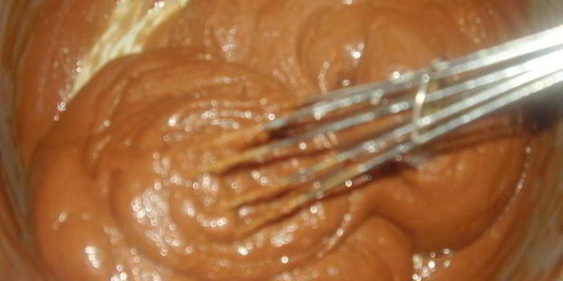 кофейное суфле с шоколадом и орехом