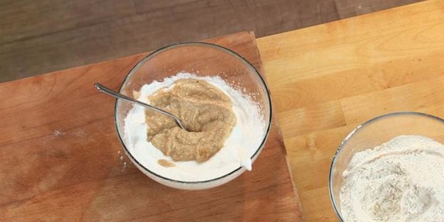 копченая утка с яблочным суфле