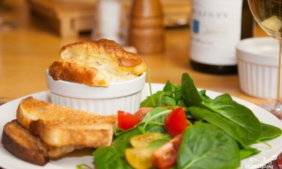 Рецепт крабового суфле