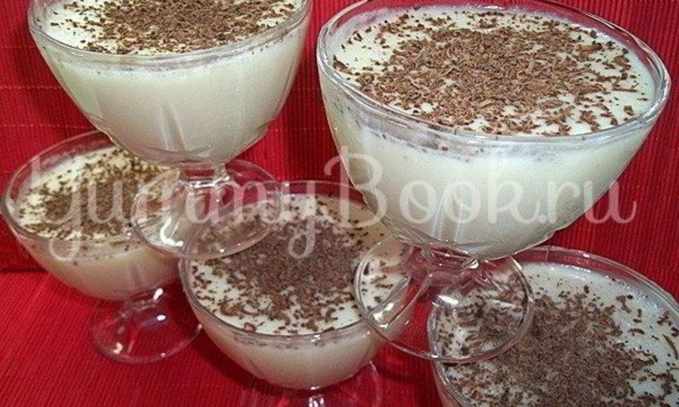 Рецепт молочно-бананового суфле