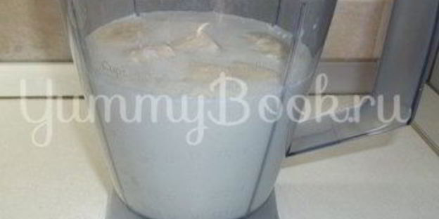 молочно-банановое суфле