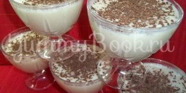 молочно-банановое суфле