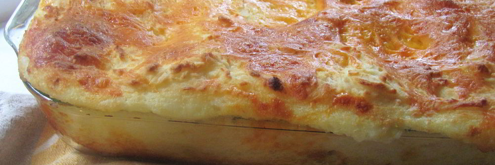 Простое сырное суфле