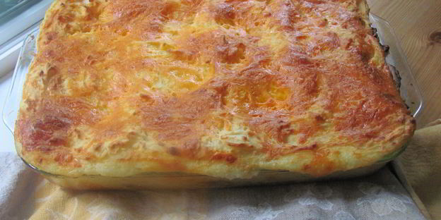 простое сырное суфле