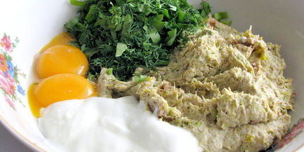 суфле из лука-порея