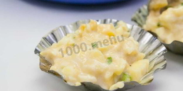 суфле из мягкого сыра