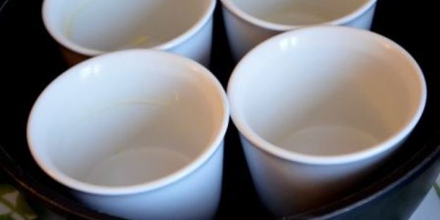 суфле из поленты с вешенками