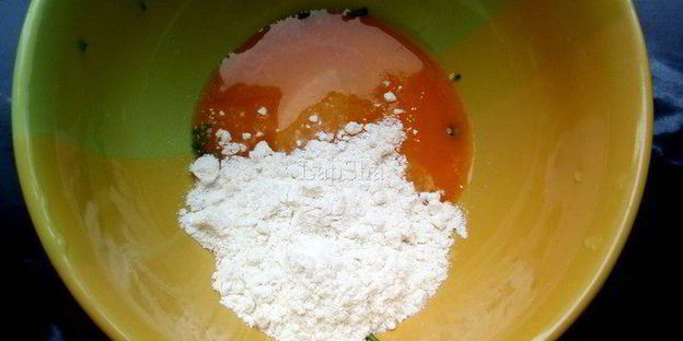 суфле из цветной капусты и баклажана