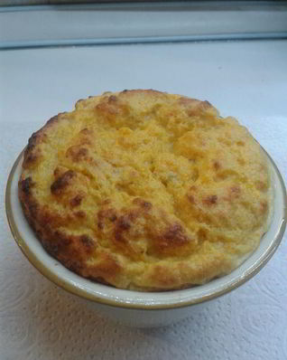 Суфле из тыквы с креветками