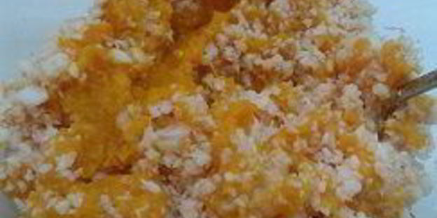 суфле из тыквы с креветками