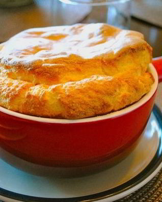 Суфле из яблок и творога