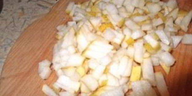 суфле из яблок и творога