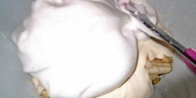 суфле из яблок и творога