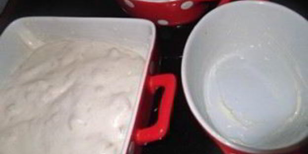 суфле из яблок и творога