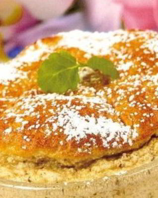 Суфле по-французски из грецких орехов