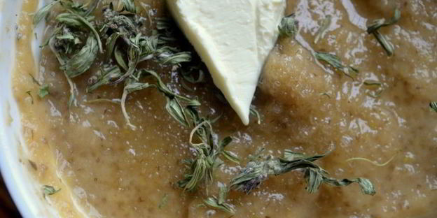 свекольно-грибное суфле