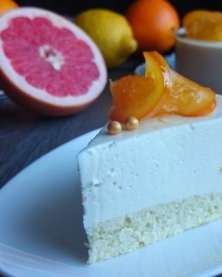 Торт-суфле Цитрусовая нежность