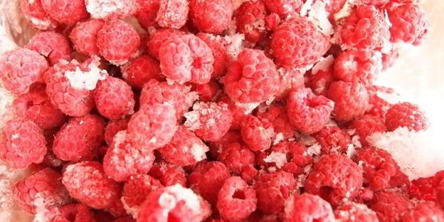 творожно-малиновое суфле