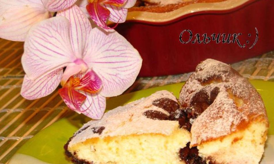 Рецепт творожного суфле с крыжовником и шоколадом