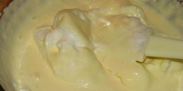 творожное суфле с крыжовником и шоколадом