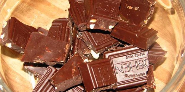 творожное суфле с крыжовником и шоколадом