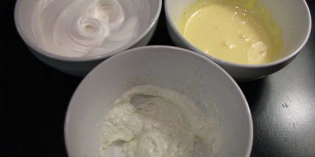 творожное суфле с лаймом