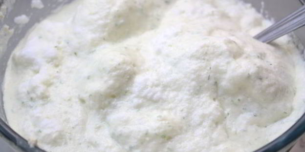 творожное суфле с зеленой фасолью