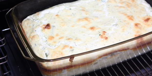 творожное суфле с зеленой фасолью