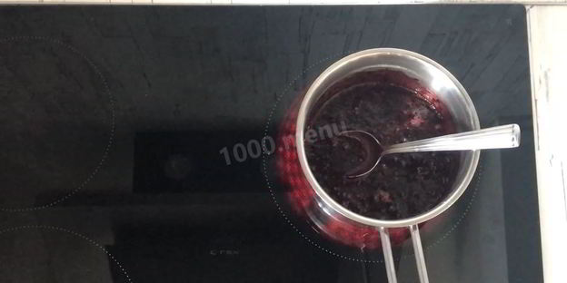 запеченное суфле из жимолости