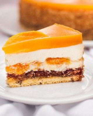 Нежный персиковый тирамису