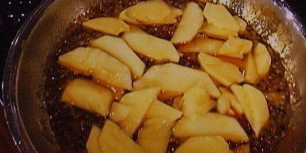 парфе-тирамису с персиковым соусом