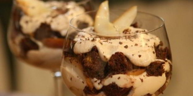 шоколадный тирамису с грушей