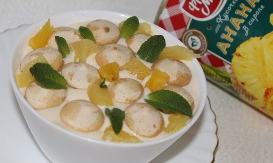 Рецепт тирамису ананасового