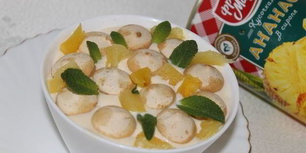 тирамису ананасовое