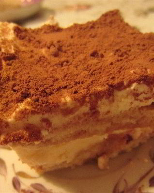 Тирамису без яиц с кофейным ликером