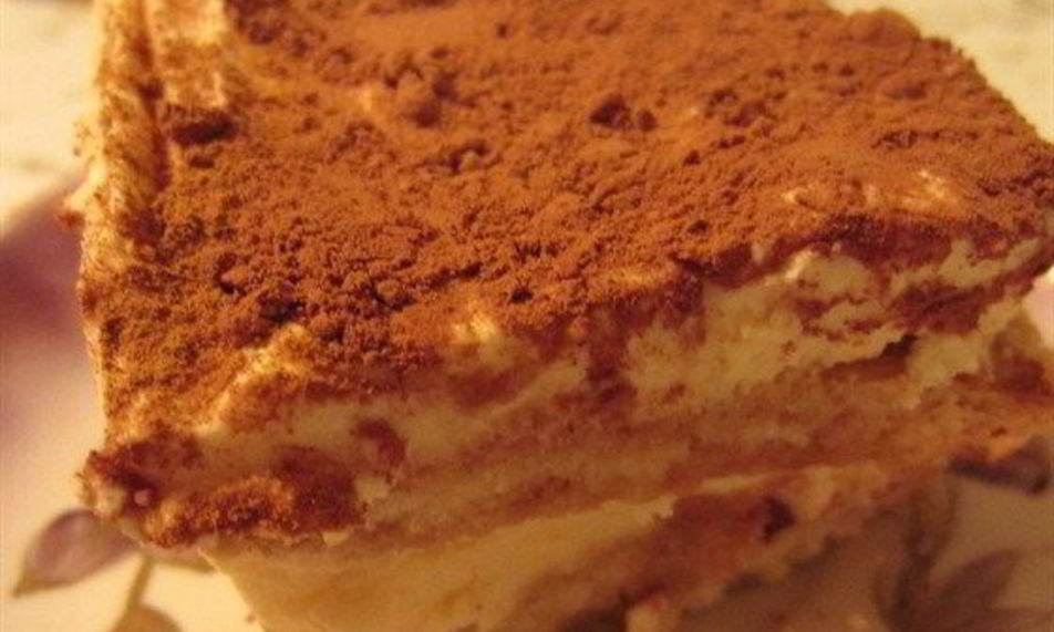 Рецепт тирамису без яиц с кофейным ликером