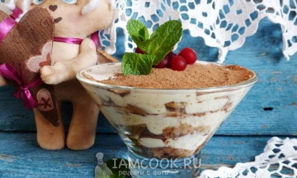 Рецепт тирамису из печенья