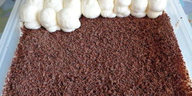 тирамису манго-шоколад