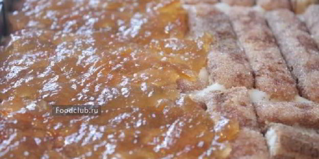 тирамису с апельсиновым джемом и горьким шоколадом