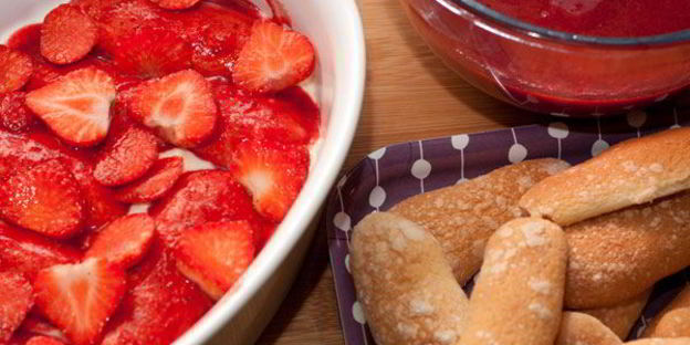 тирамису с клубникой