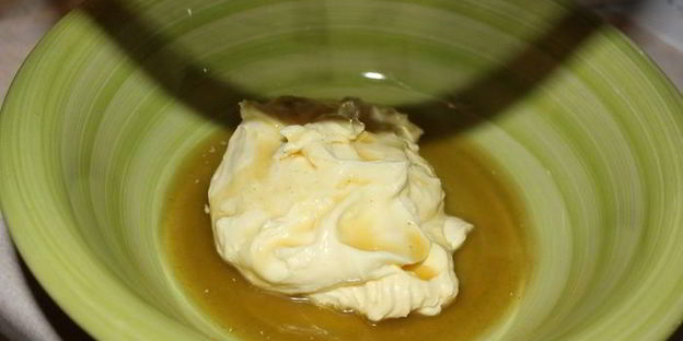 тирамису с лаймом и свежим базиликом