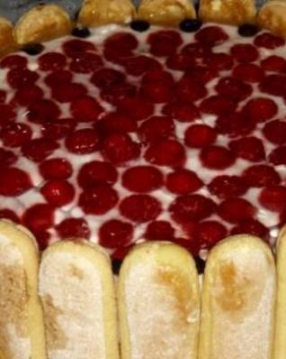 Тирамису с малиной