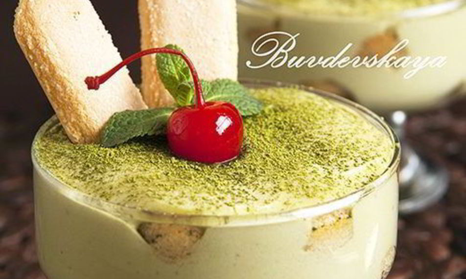 Рецепт тирамису с зеленыма чаема