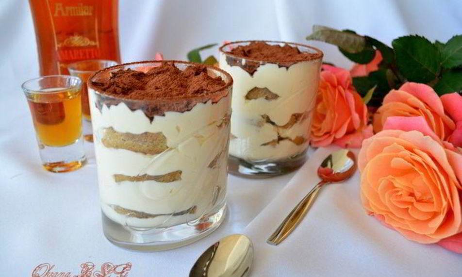 Рецепт тирамису со вкусом амаретто